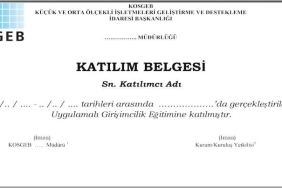 KOSGEB Girişimcilik Belgesi Nedir ve Nasıl Alınır