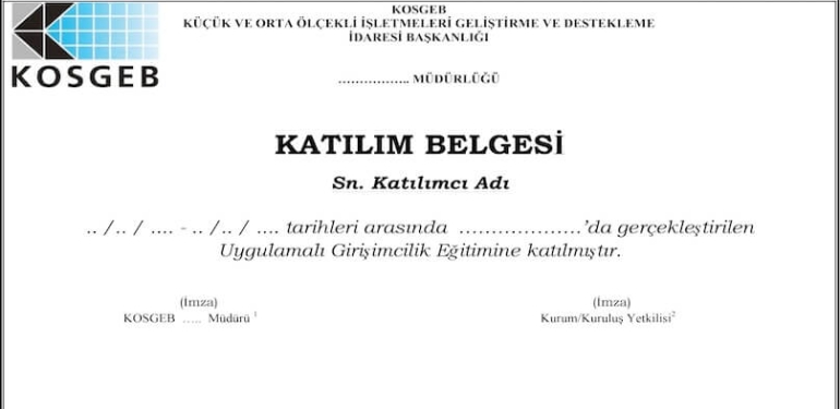 KOSGEB Girişimcilik Belgesi Nedir ve Nasıl Alınır?