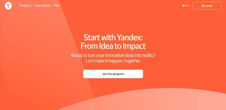 Neden Yandex Startup Programı?