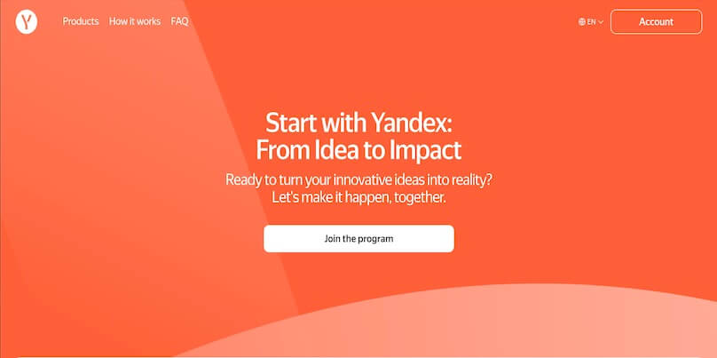 Neden Yandex Startup Programı?