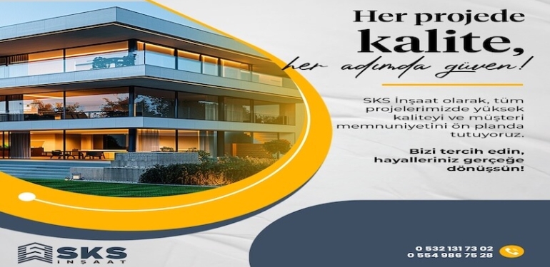 Kaliteli Yapılar İçin Güvenilir Çözüm Ortağınız
