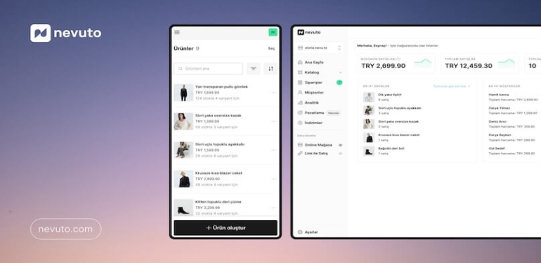 Nevuto: Küçük işletmeler için e-ticaret platformu