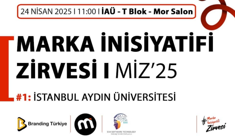 Marka İnisiyatifi Zirvesi 24 Nisan’da İstanbul Aydın Üniversitesi’nde!