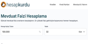Mevduatınız Ne Kadar Kazandıracak?