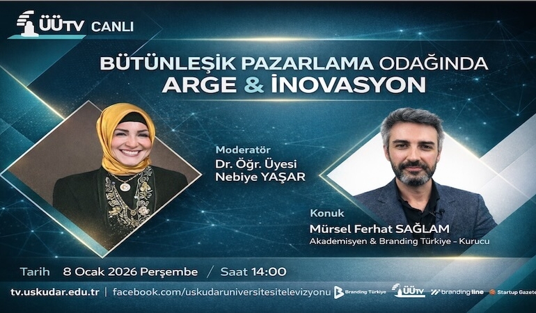 Üsküdar Üniversitesi Tv’nin Bu Haftaki Konuğu Mürsel Ferhat Sağlam Oluyor