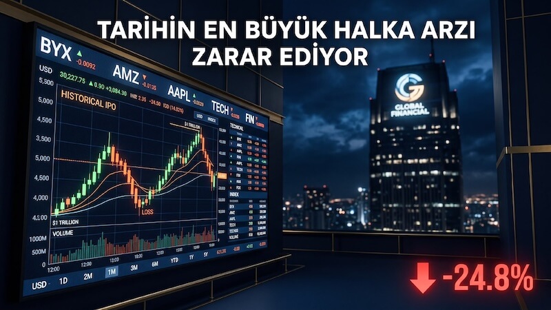 Tarihin En Büyük Halka Arzı Zarar Ediyor