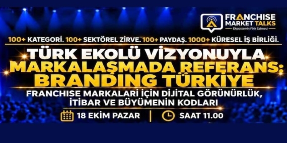 Branding Türkiye Kurucusu Mürsel Ferhat Sağlam, Franchise Market Talks’ta Zeynep Gözdoğan’ın Konuğu Oluyor