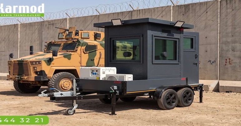 Özel Güvenlik Görevlisine Güven Kazandıran İmza: Karmod’un Mobil Bekçi Kabin Çözümleri